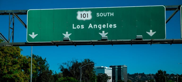 Los Angeles traffic sign.