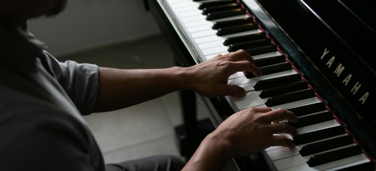 Hands Playing Piano