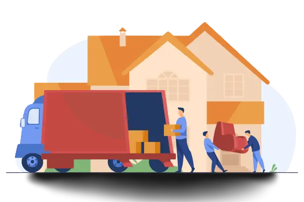Eagle Star Moving 3-man crew ready for an early morning Burbank apartment move