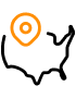 Cross-State Moving Icon