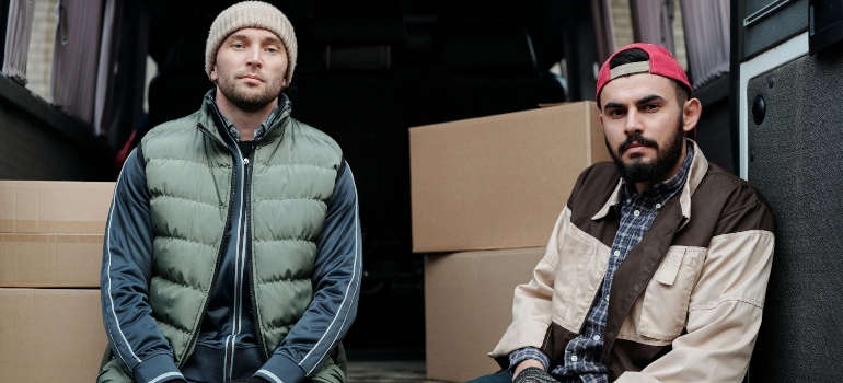 two boys working for moving company Rancho Palos Verdes