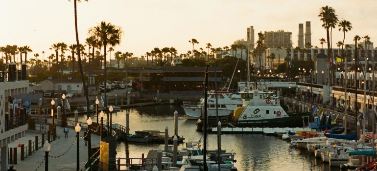Scenic view of the Redondo Beach dock.