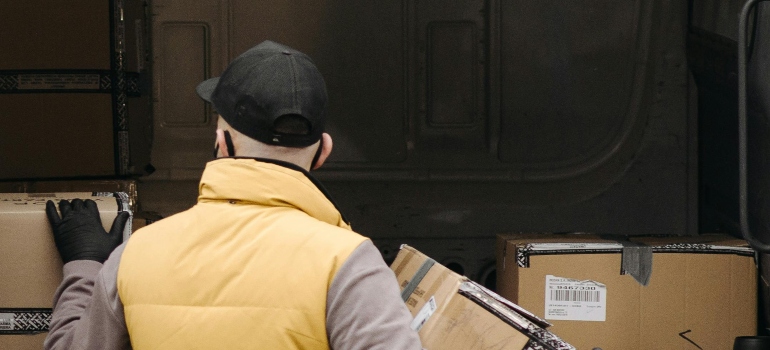 Redondo Beach movers inspecting secure, climate-controlled storage units for a residential move.
