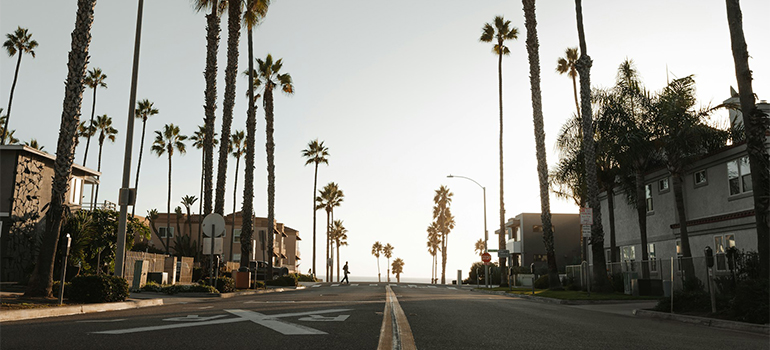 walking the streets after moving from LA to Burbank