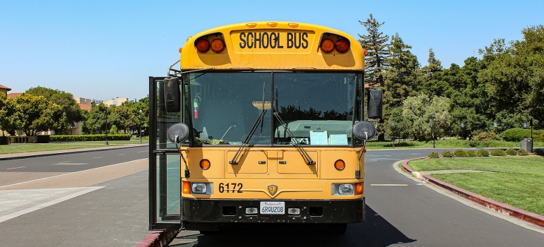 using school bus after moving from LA to Burbank