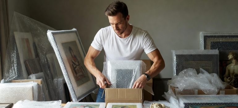 trying to safely move fine art in Los Angeles