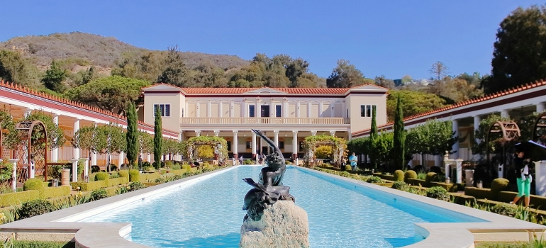 checking a villa after moving to Pacific Palisades