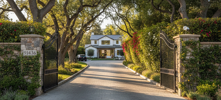 secluded house in Encino