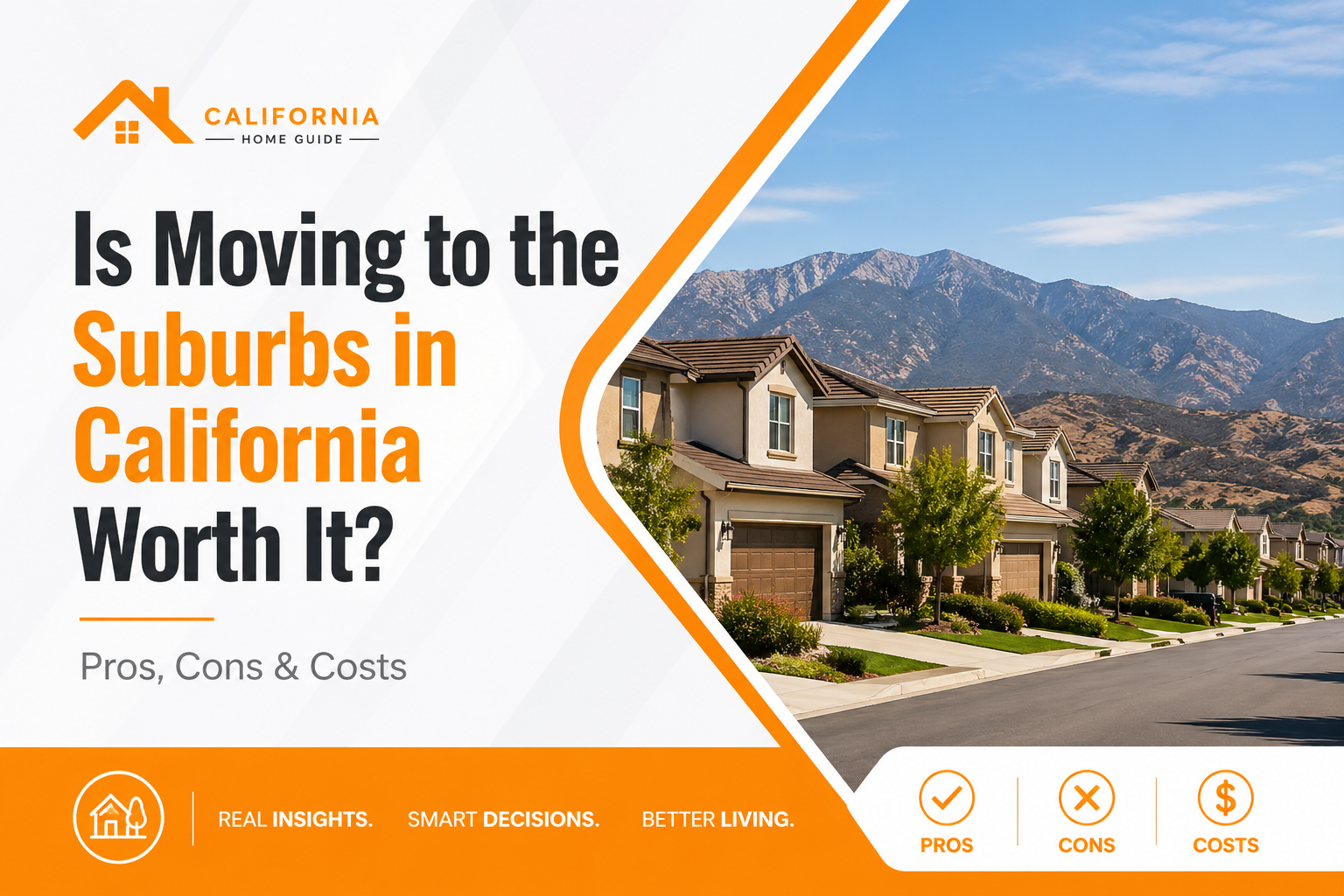 Suburbs in California Worth