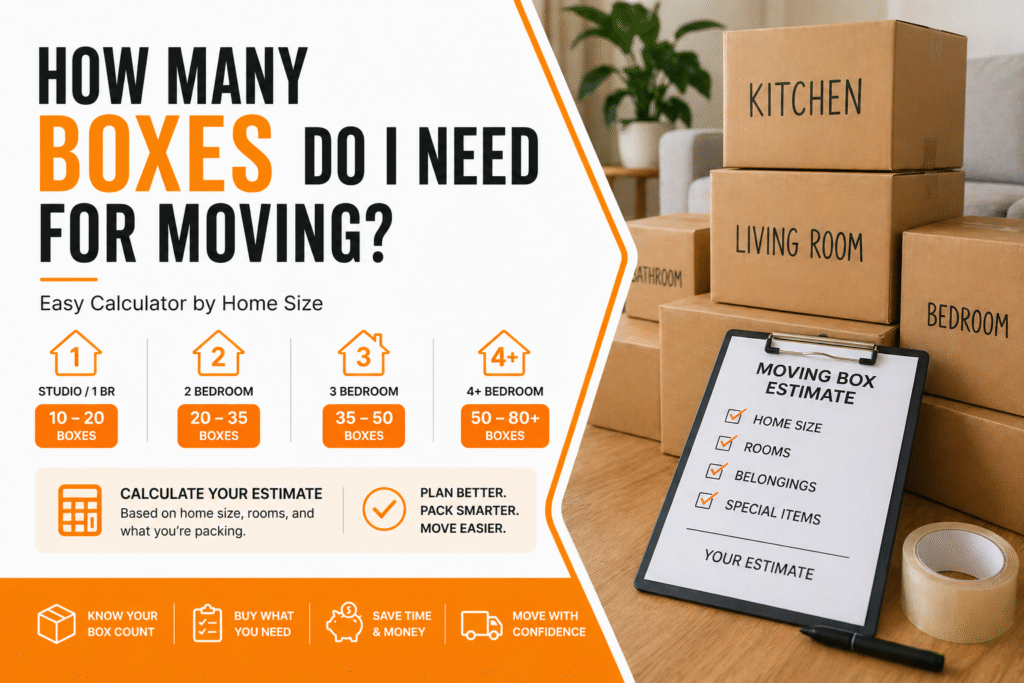 how many boxes do I need for moving