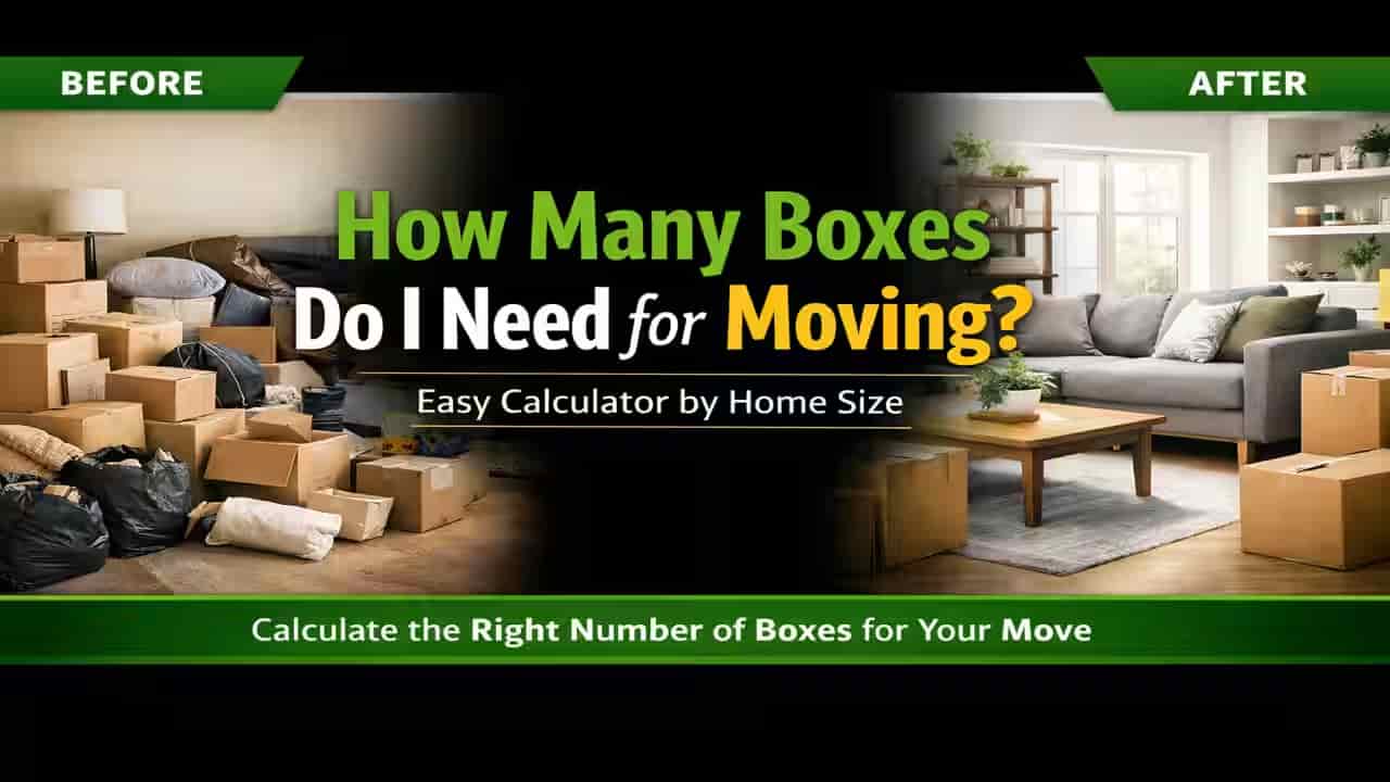 How Many Boxes Do I Need for Moving Easy Calculator by Home Size