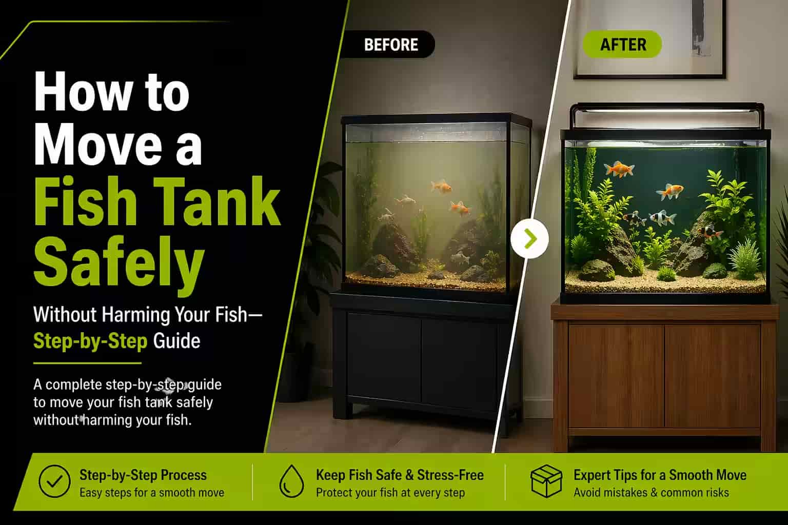 How to Move a Fish Tank Safely Without Harming Your Fish-Step-by-Step Guide