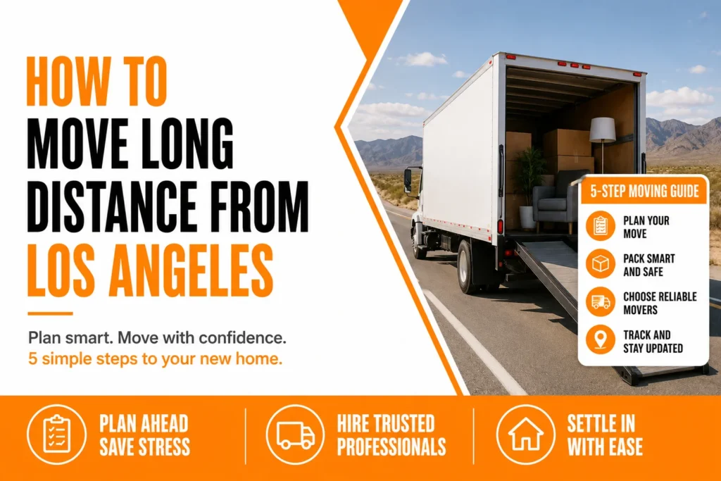 How to Move Long Distance From Los Angeles in 5 Steps