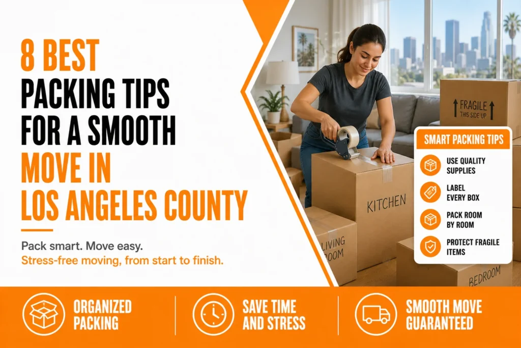 8 Best Packing Tips for a Smooth Move in Los Angeles County